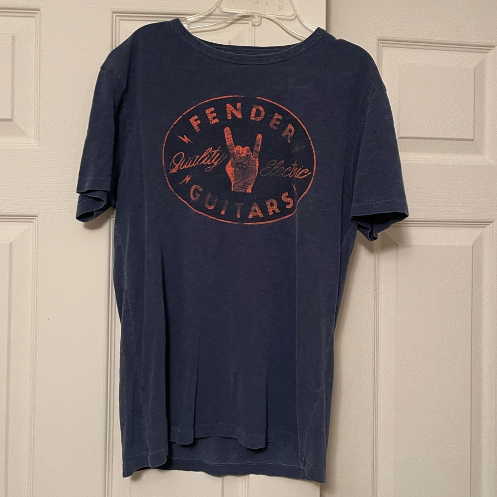 Lucky Brand Fender Guitar Graphic Tee